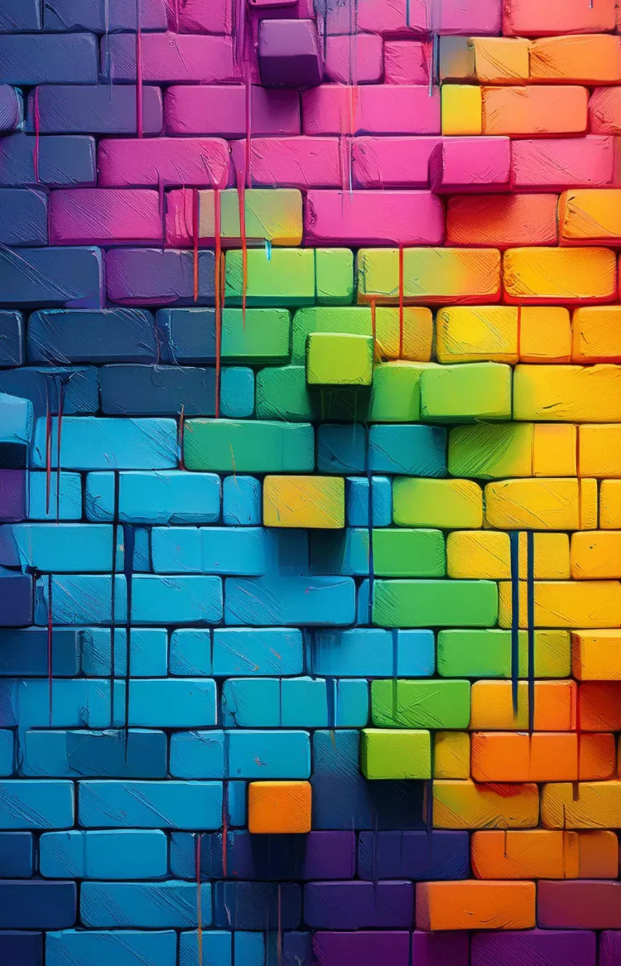 Color Bricks 9’X14’ Ultracloth (108 X 168 Inch) Backdrop