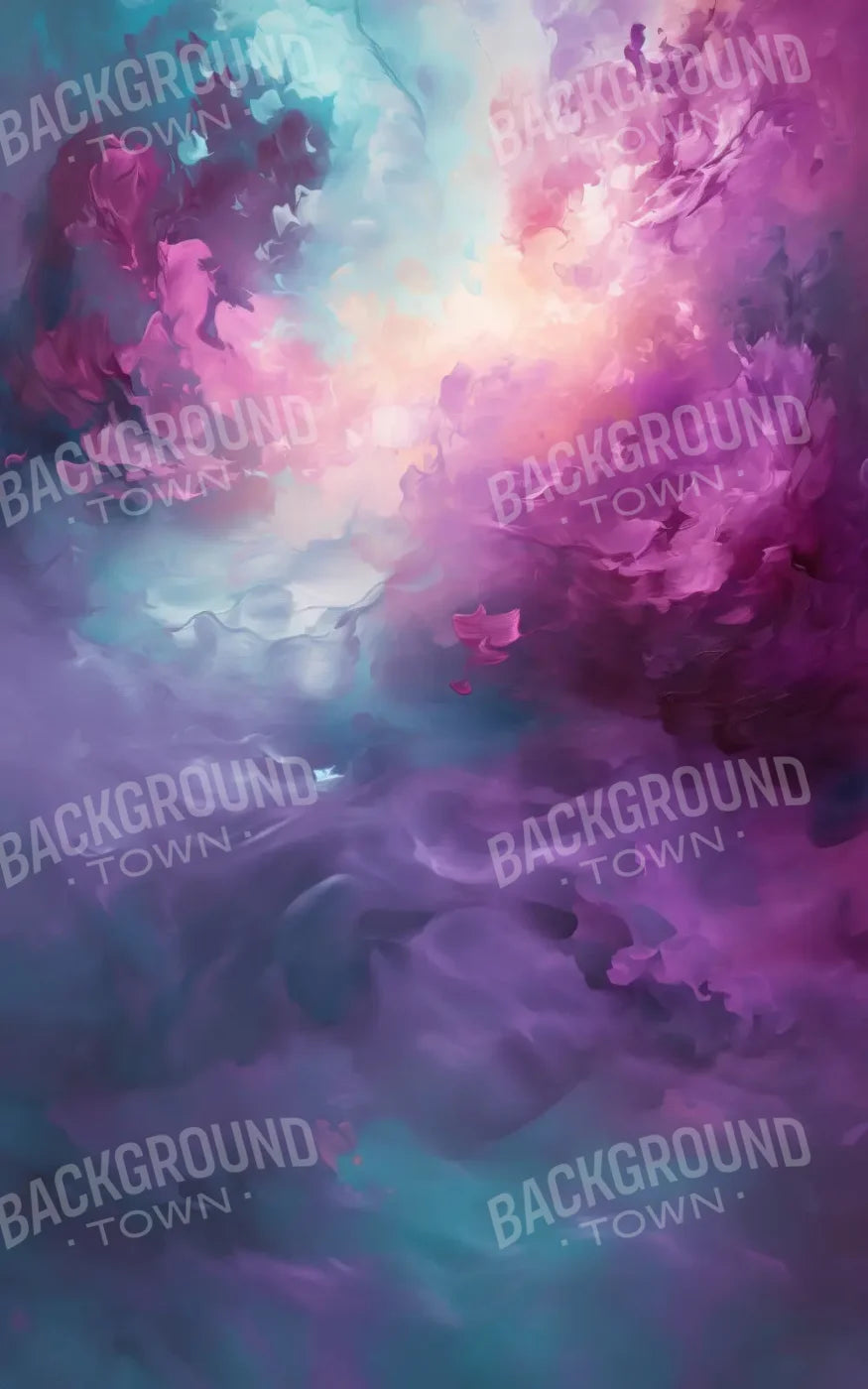 Purple Pink Green  Backdrop for Photography