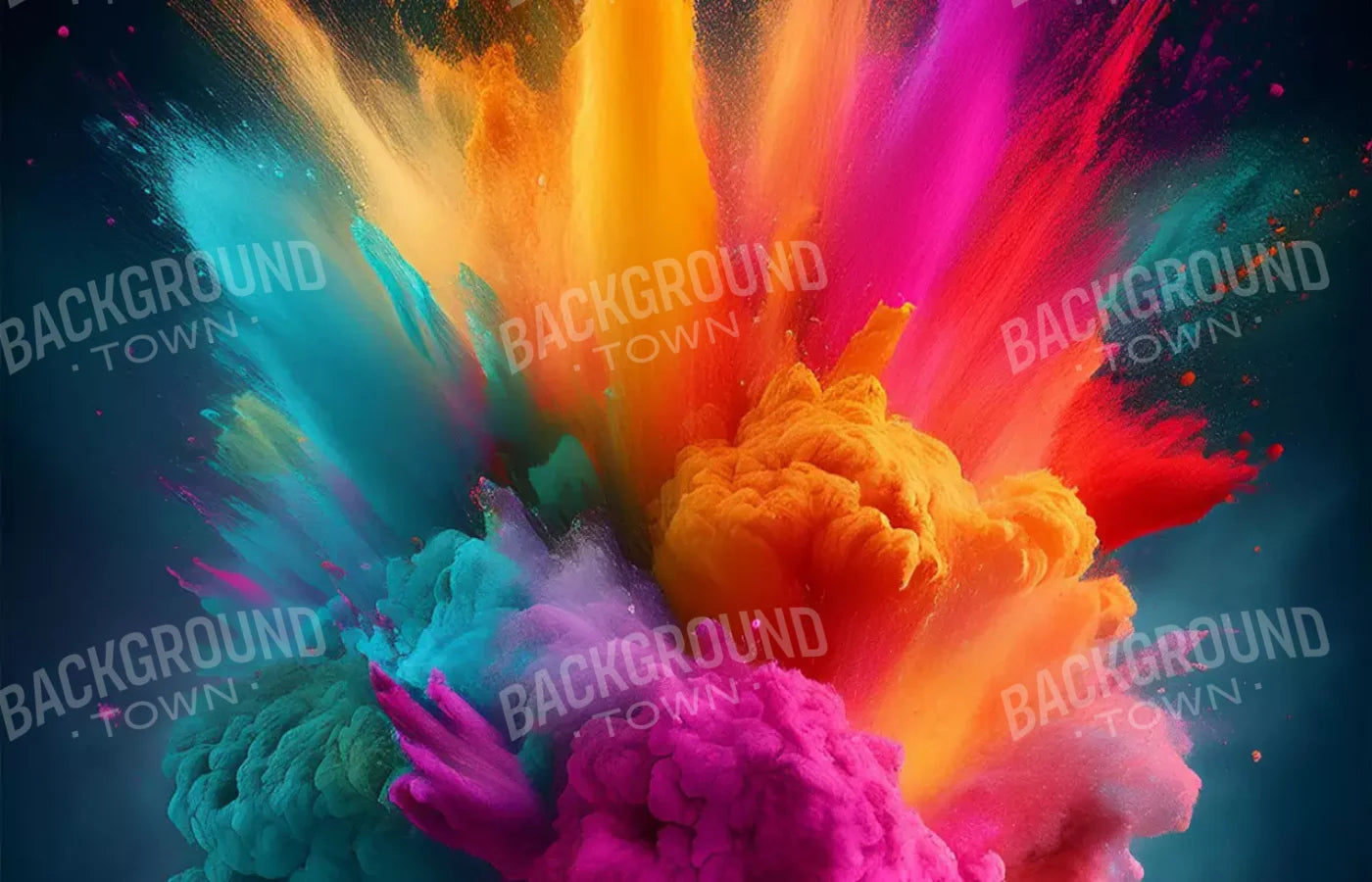 Color Powder Burst 14’X9’ Ultracloth (168 X 108 Inch) Backdrop