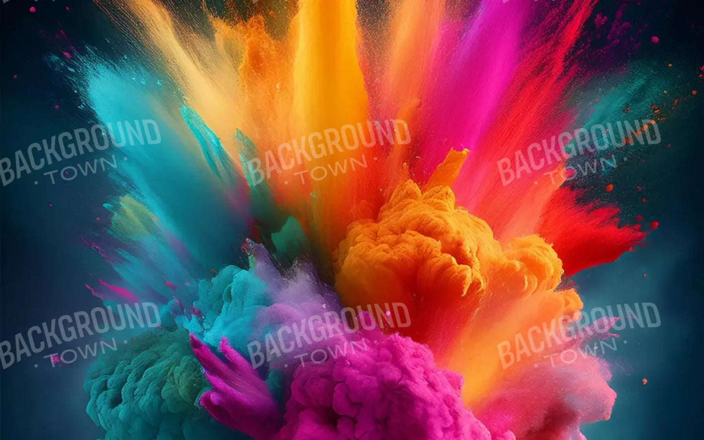 Color Powder Burst 16’X10’ Ultracloth (192 X 120 Inch) Backdrop