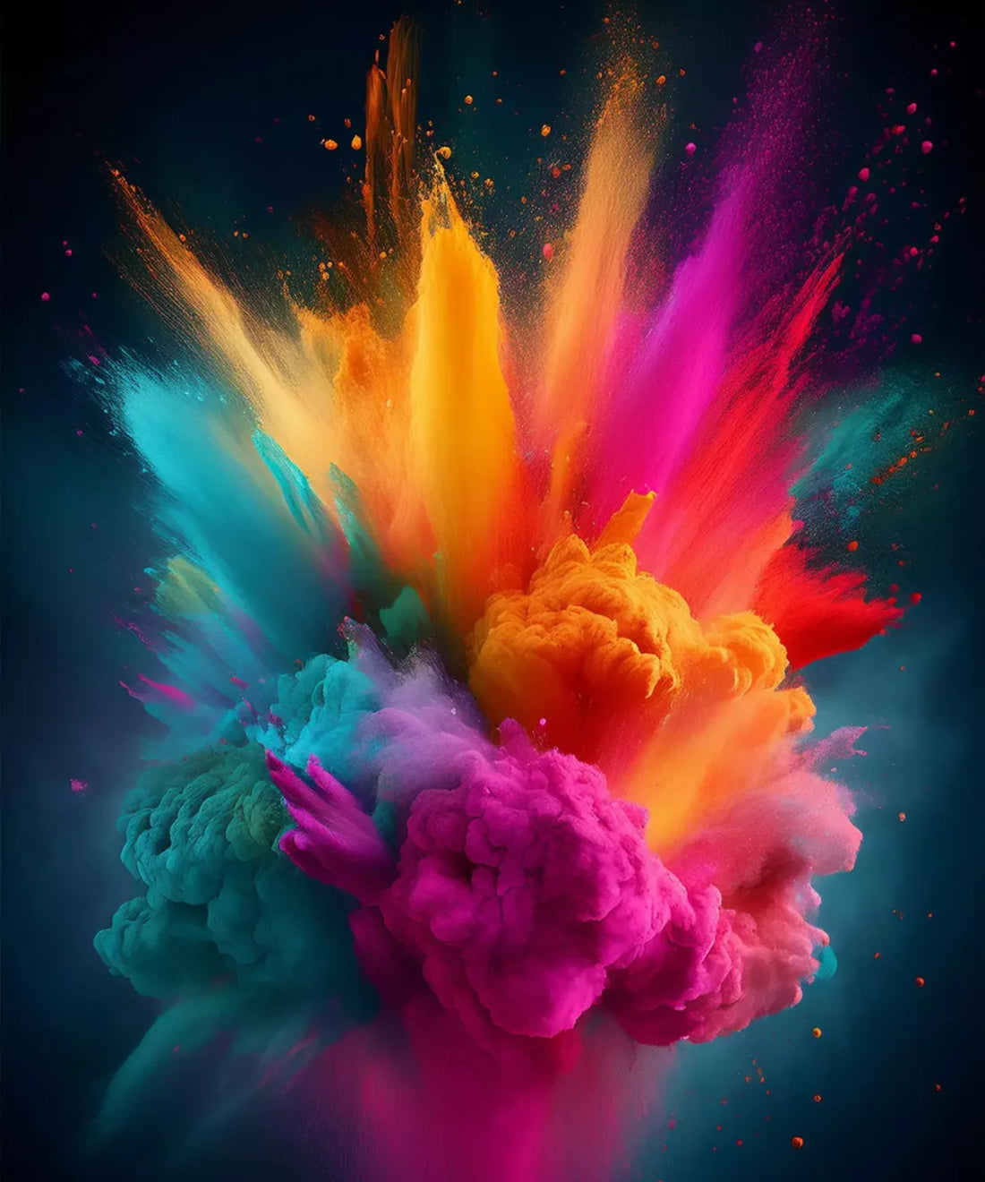 Purple , Orange , Blue , Green  Backdrop for Photography