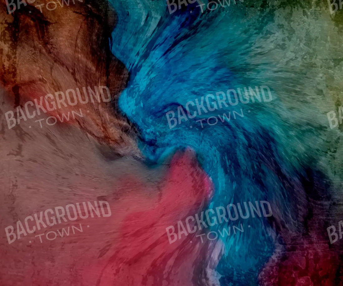 Multi-Color Painted Backdrop for Photography