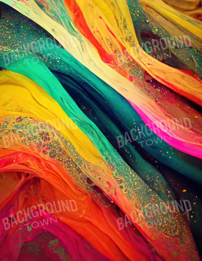 Color Wave 6X8 Fleece ( 72 X 96 Inch ) Backdrop