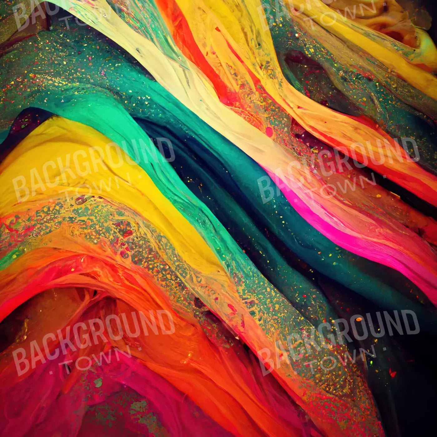 Color Wave 8X8 Fleece ( 96 X Inch ) Backdrop