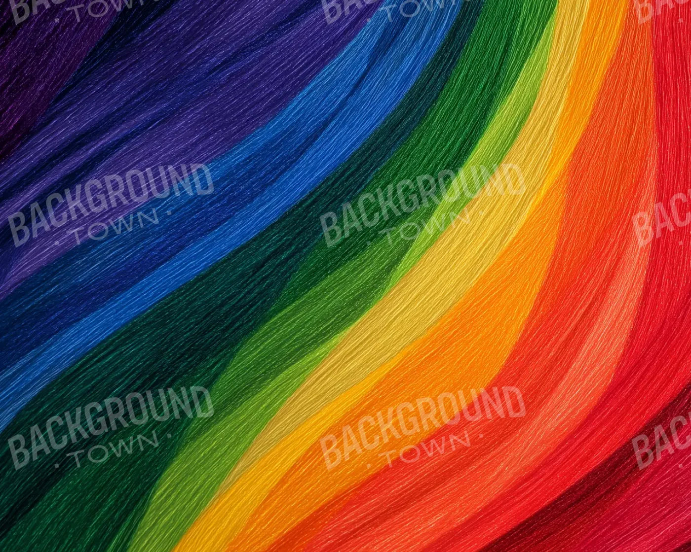 Colored Pencil Rainbow 10’x8’ Fleece (120 x 96 inch) Backdrop