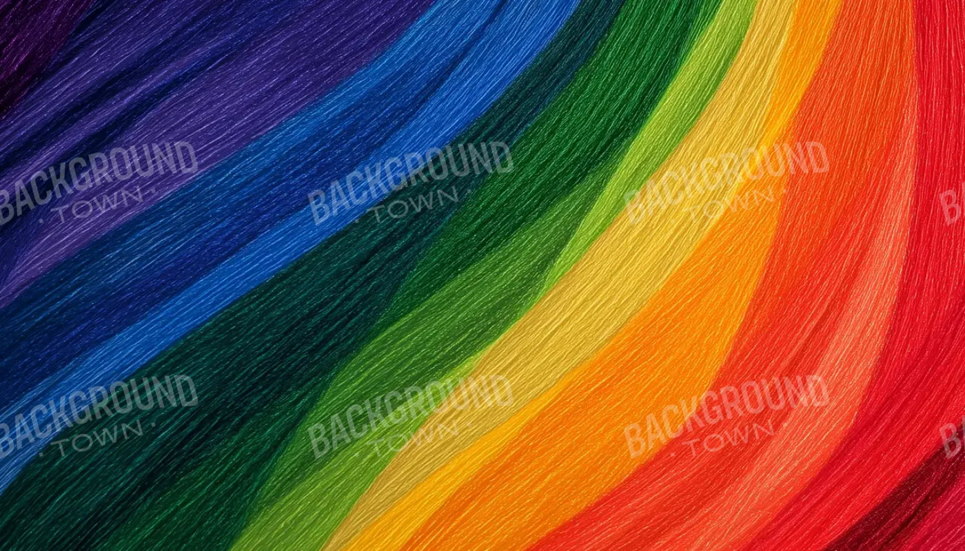 Colored Pencil Rainbow 14’x8’ UltraCloth (168 x 96 inch) Backdrop