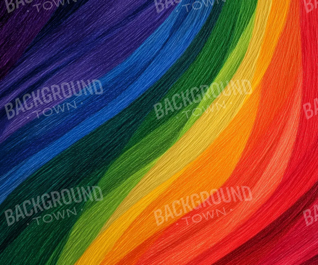 Colored Pencil Rainbow 5’x4’2 Fleece (60 x 50 inch) Backdrop