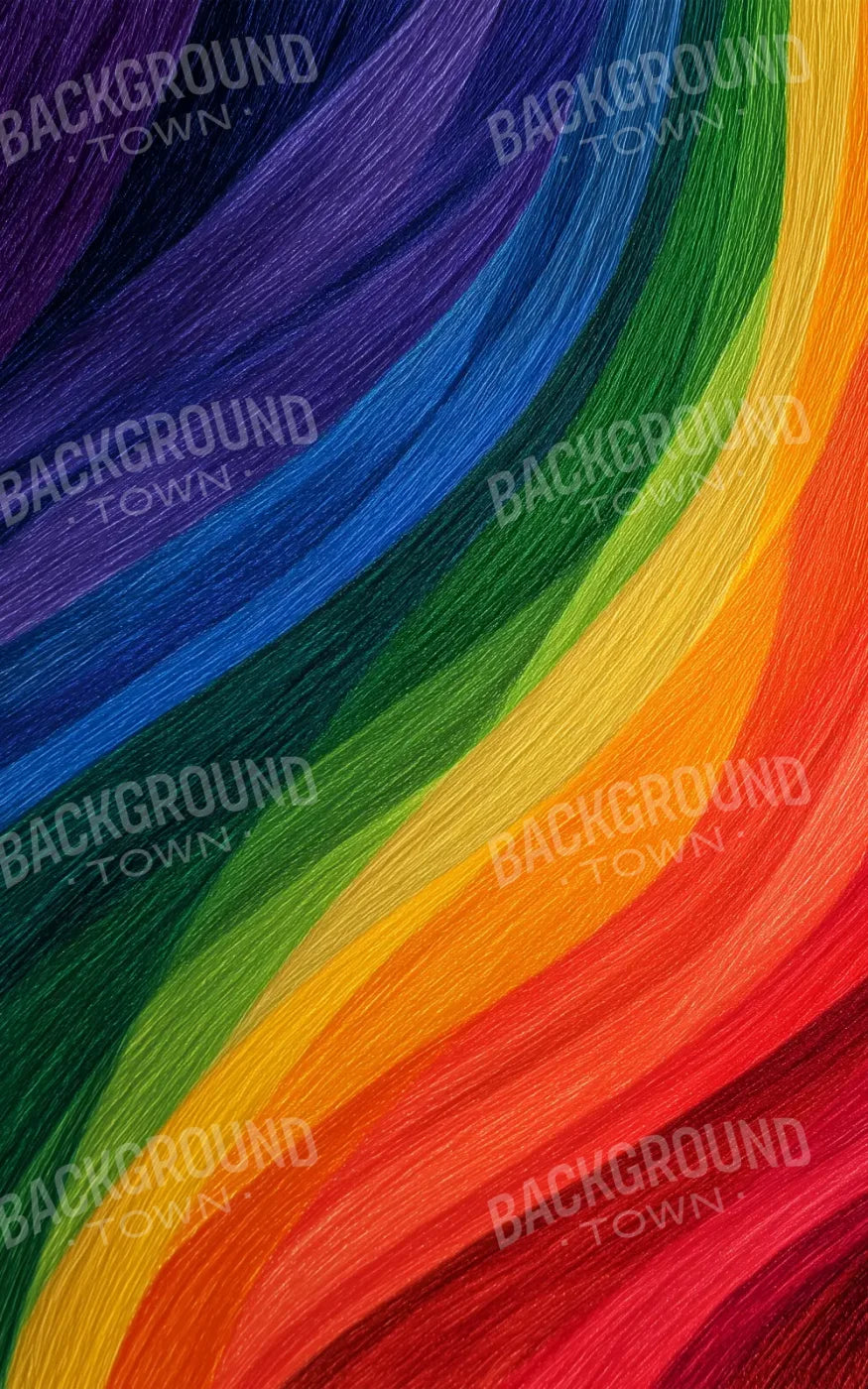 Colored Pencil Rainbow 5’x8’ UltraCloth (60 x 96 inch) Backdrop