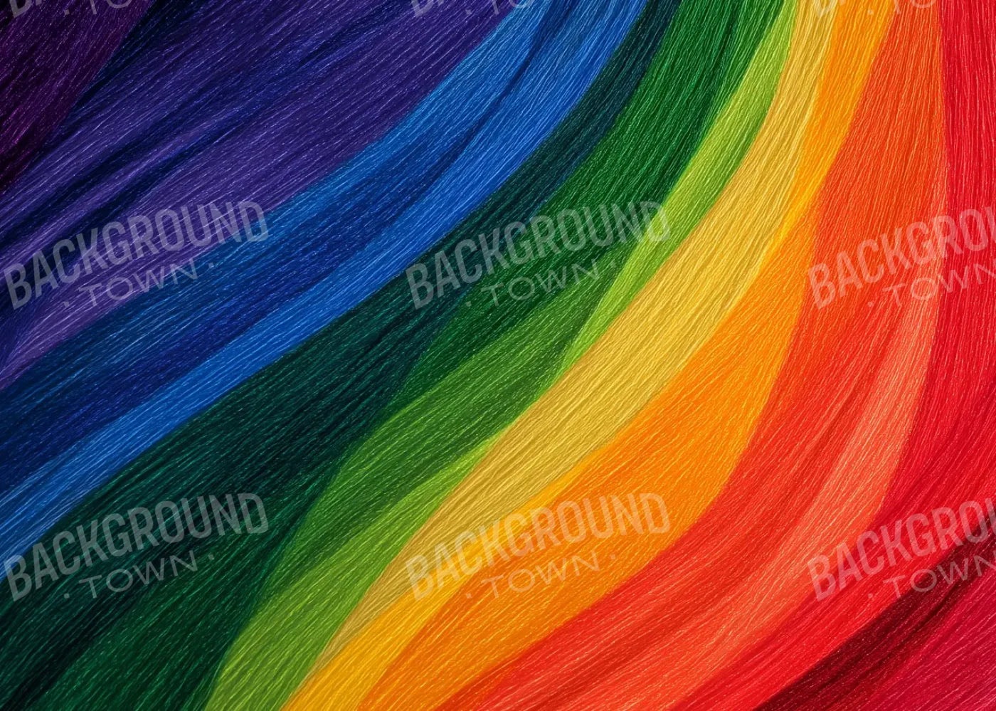 Colored Pencil Rainbow 7’x5’ UltraCloth (84 x 60 inch) Backdrop
