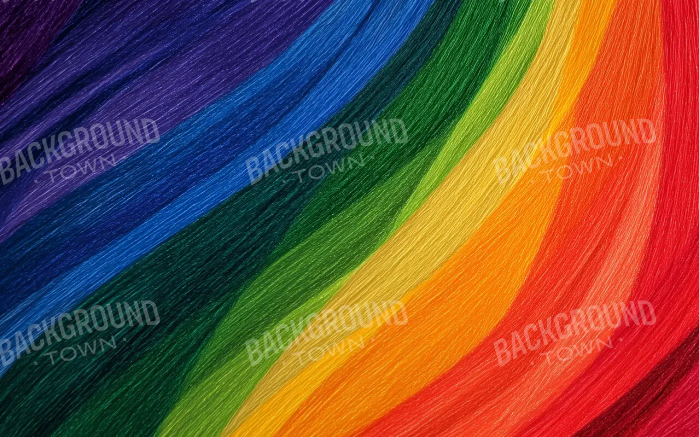 Colored Pencil Rainbow 8’x5’ UltraCloth (96 x 60 inch) Backdrop