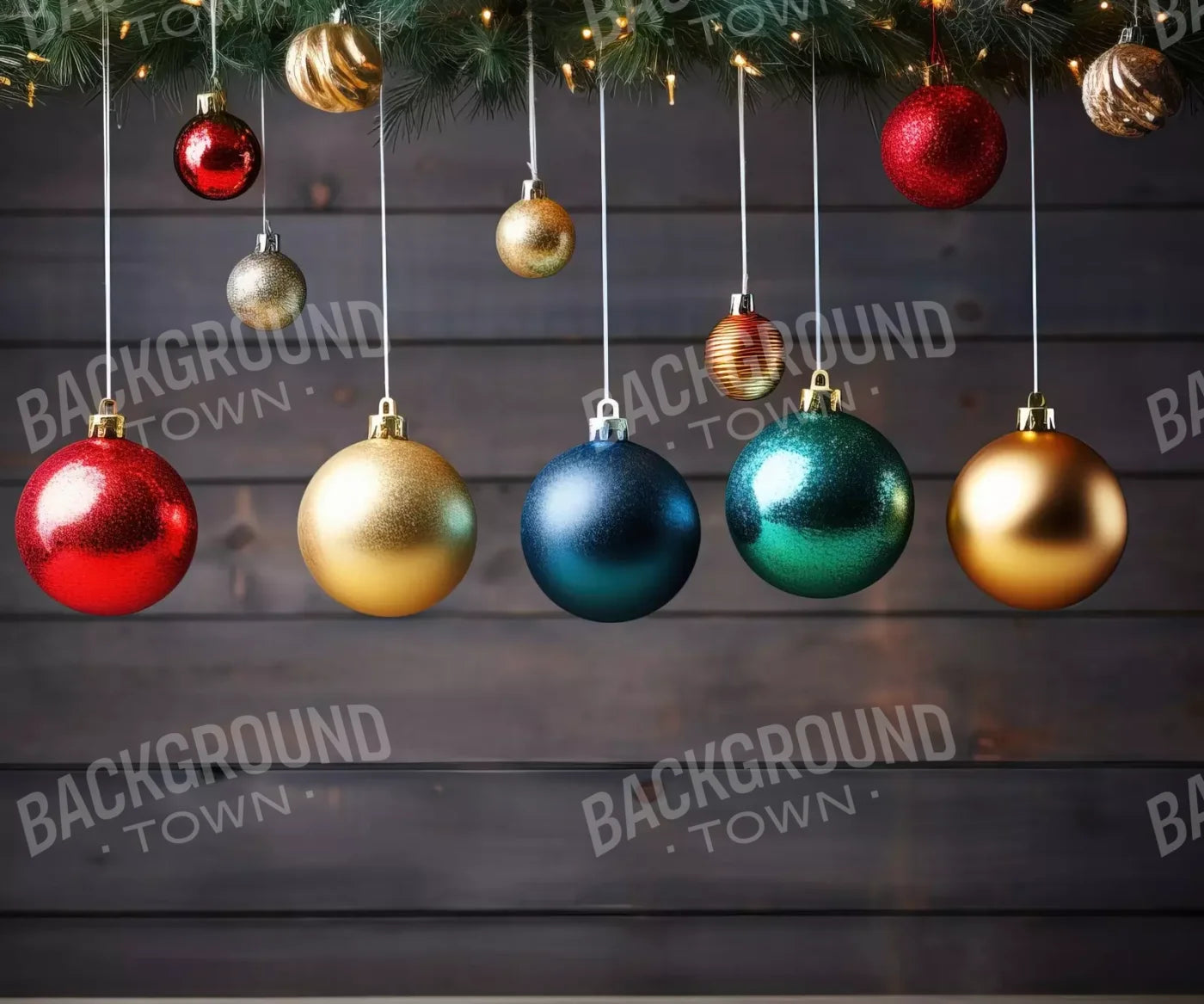 Colorful Ornaments I 12’X10’ Ultracloth (144 X 120 Inch) Backdrop