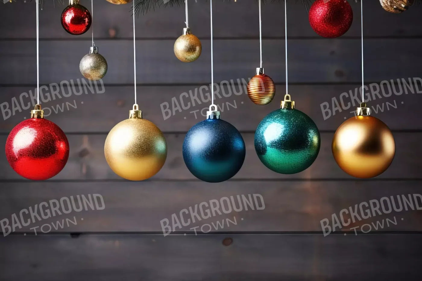 Colorful Ornaments I 12’X8’ Ultracloth (144 X 96 Inch) Backdrop