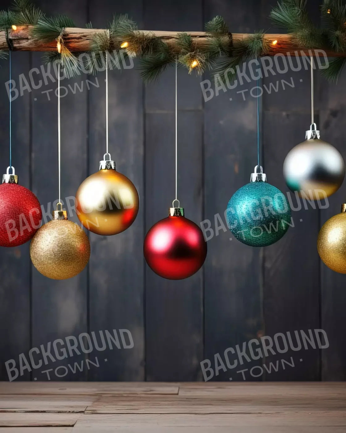 Colorful Ornaments Ii 8’X10’ Fleece (96 X 120 Inch) Backdrop