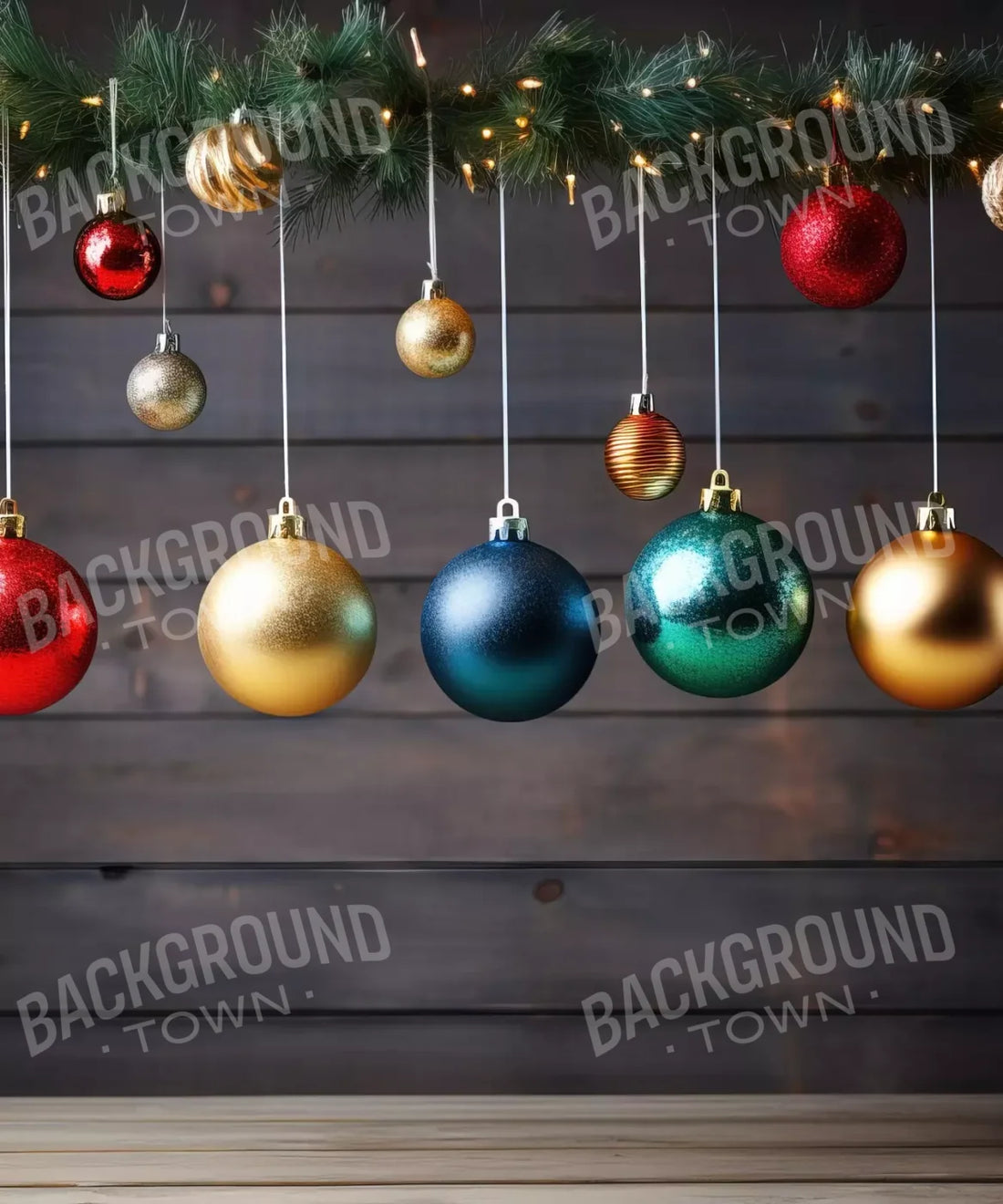 Red , Gold , Green , Blue Backdrop for Photography