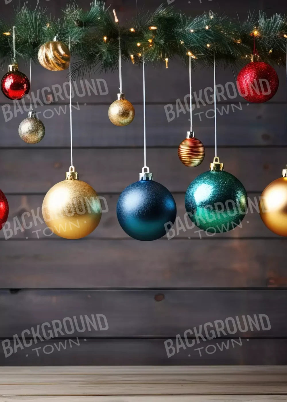 Colorful Ornaments I 5’X7’ Ultracloth (60 X 84 Inch) Backdrop