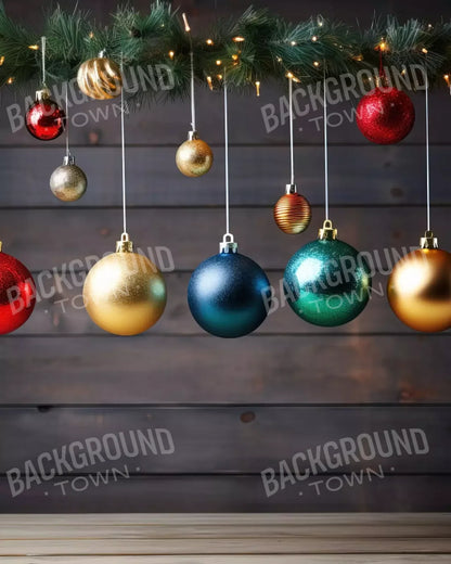 Colorful Ornaments I 8’X10’ Fleece (96 X 120 Inch) Backdrop