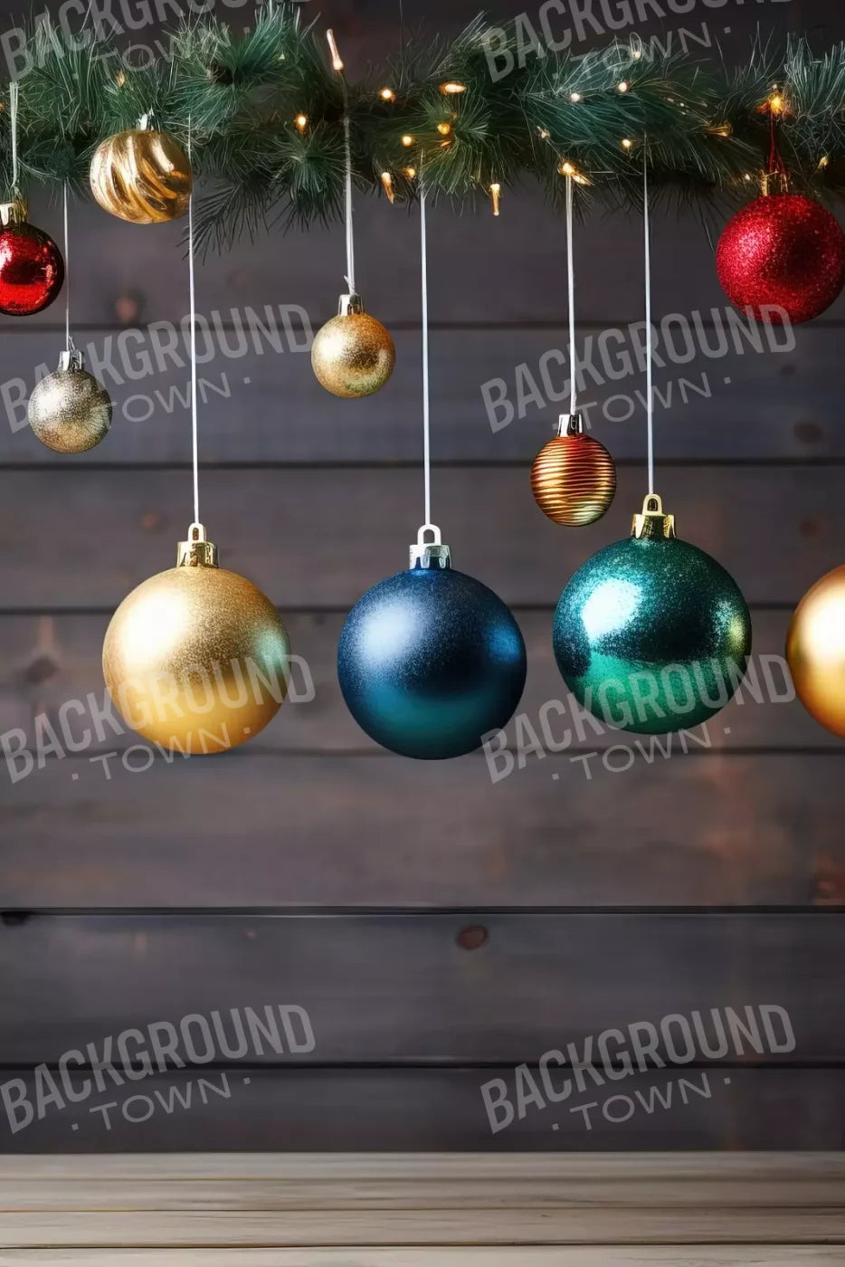 Colorful Ornaments I 8’X12’ Ultracloth (96 X 144 Inch) Backdrop