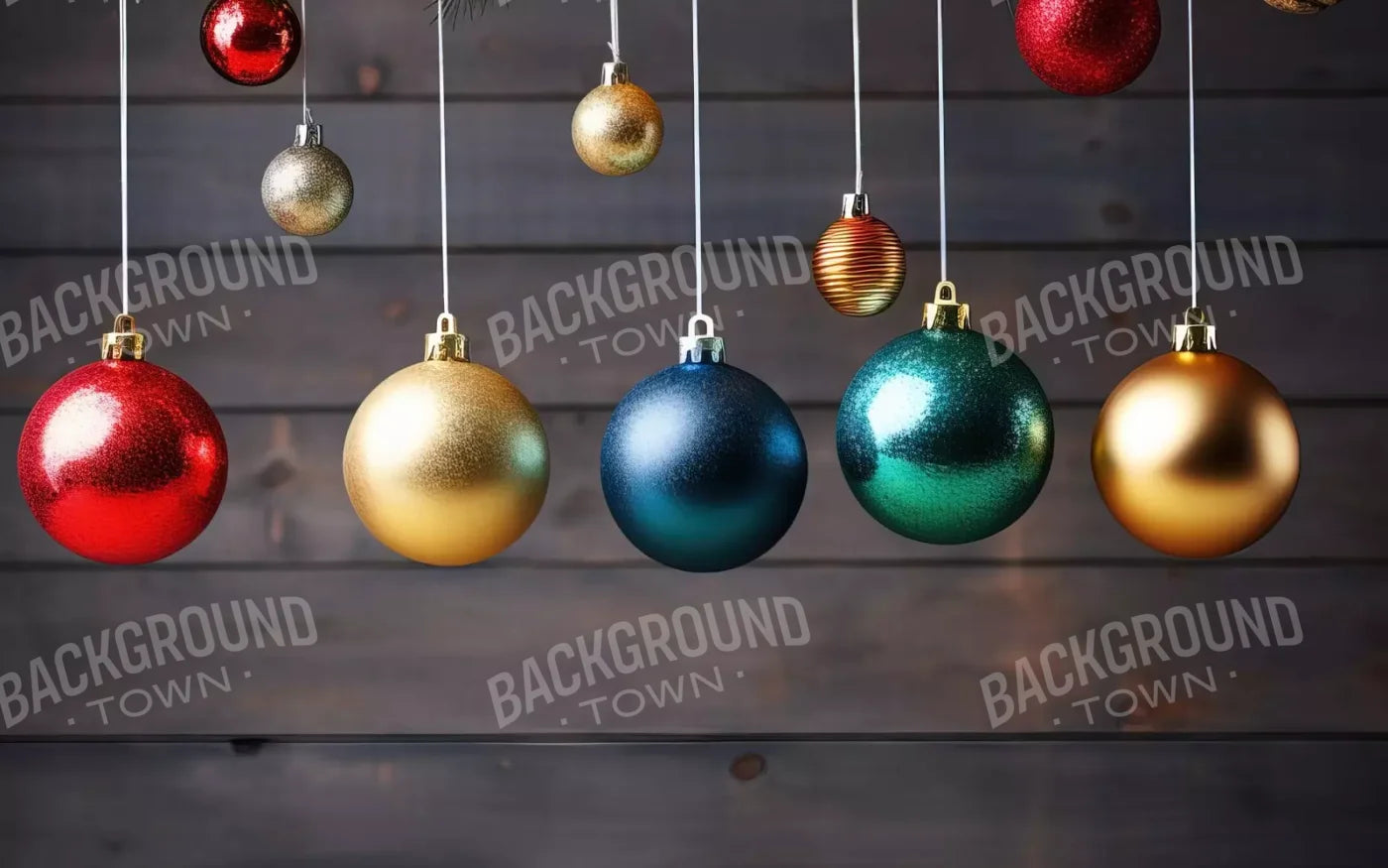 Colorful Ornaments I 8’X5’ Ultracloth (96 X 60 Inch) Backdrop