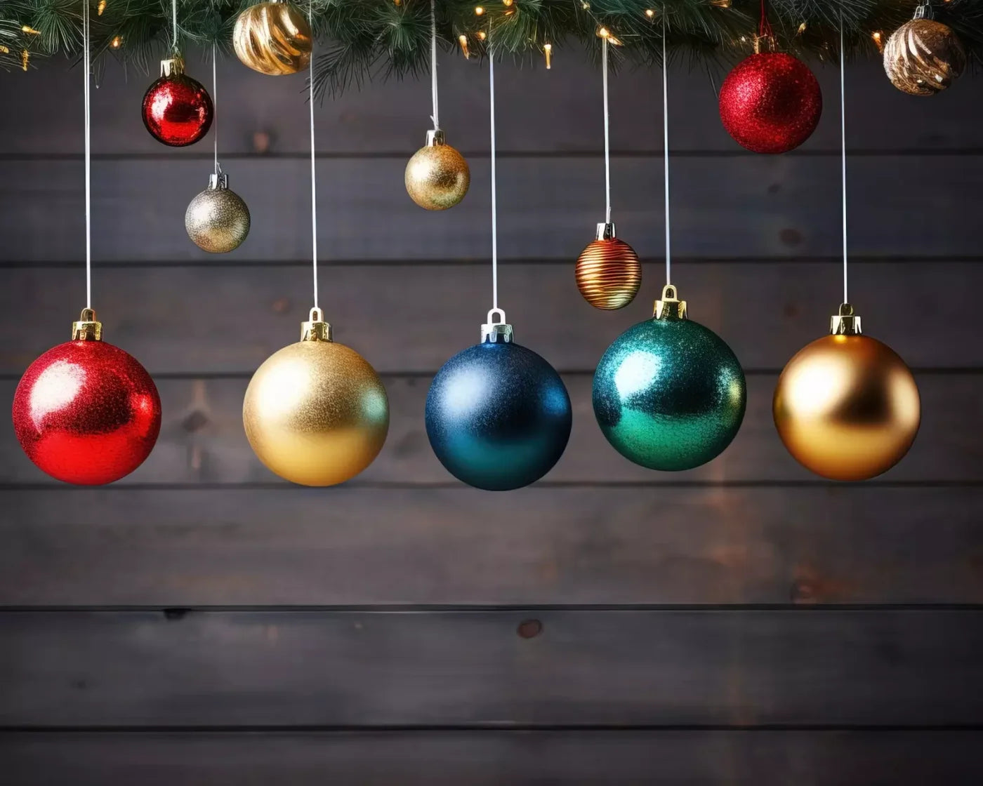 Colorful Ornaments I 10’X8’ Fleece (120 X 96 Inch) Backdrop