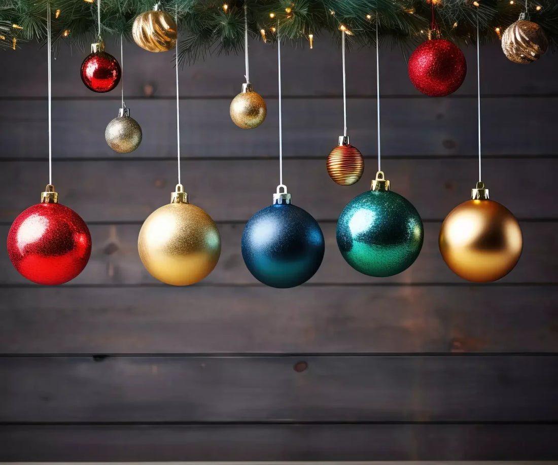 Colorful Ornaments I 5’X4’2 Fleece (60 X 50 Inch) Backdrop