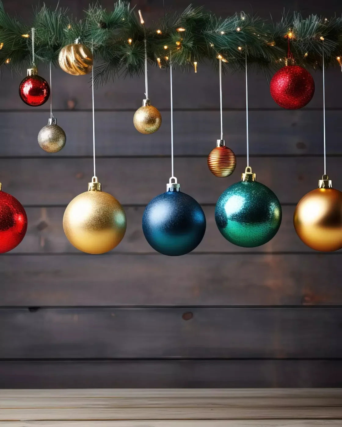 Colorful Ornaments I 8’X10’ Fleece (96 X 120 Inch) Backdrop