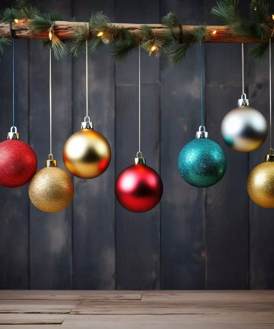 Red , Green , Gold , Brown  Backdrop for Photography