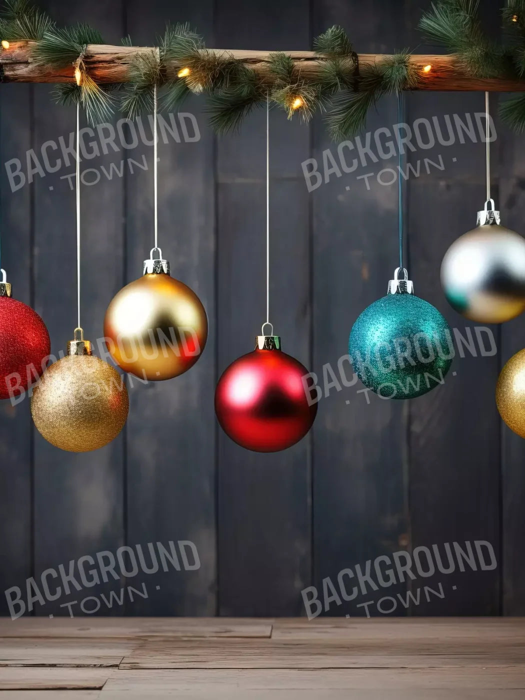 Colorful Ornaments Ii 6’X8’ Fleece (72 X 96 Inch) Backdrop