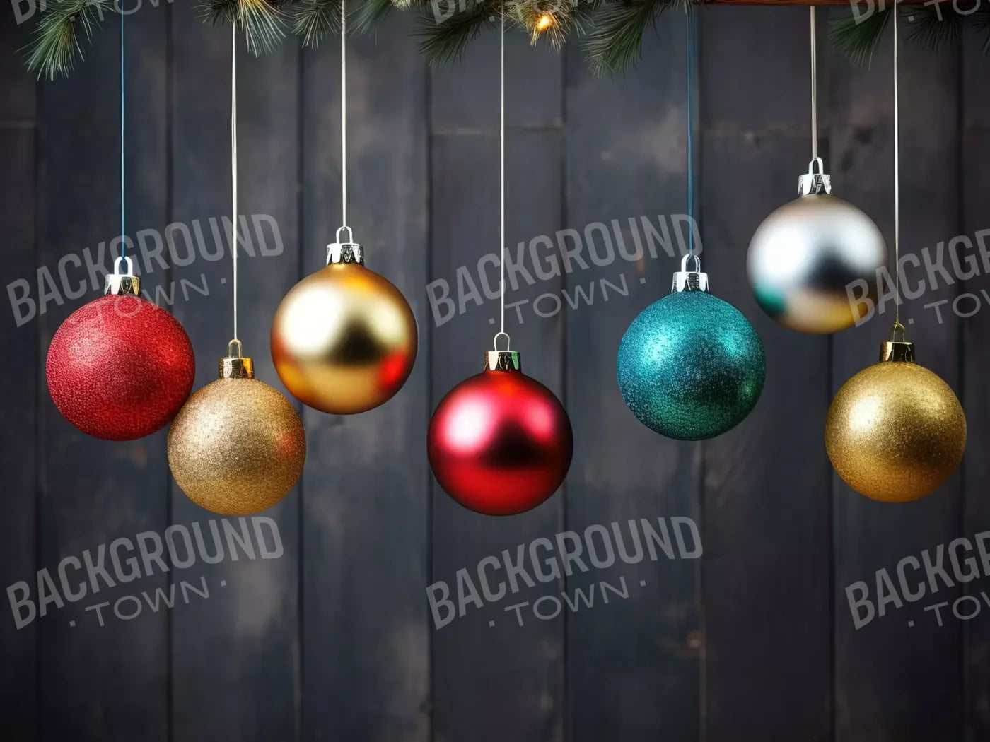 Colorful Ornaments Ii 8’X6’ Fleece (96 X 72 Inch) Backdrop