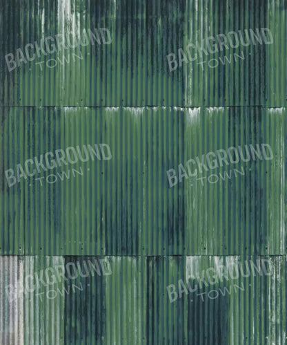 Green Steel and Metal Backdrop for Photography