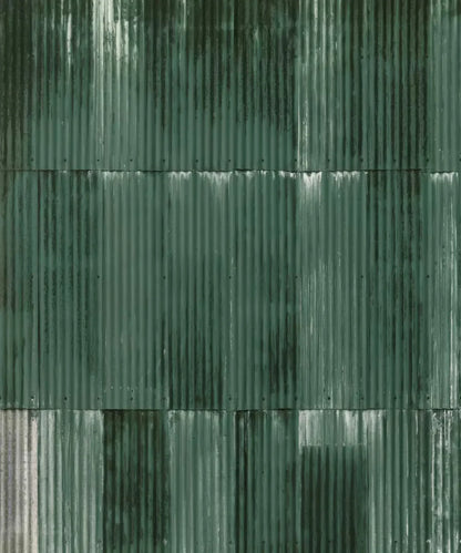 Green Steel and Metal Backdrop for Photography