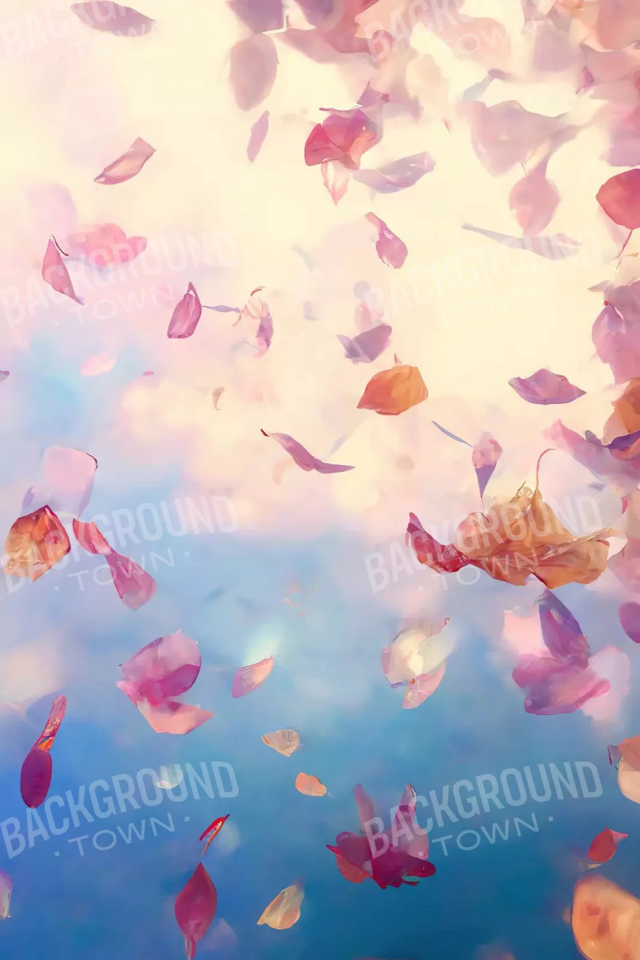 Confetti Blossoms I 5X8 Ultracloth ( 60 X 96 Inch ) Backdrop