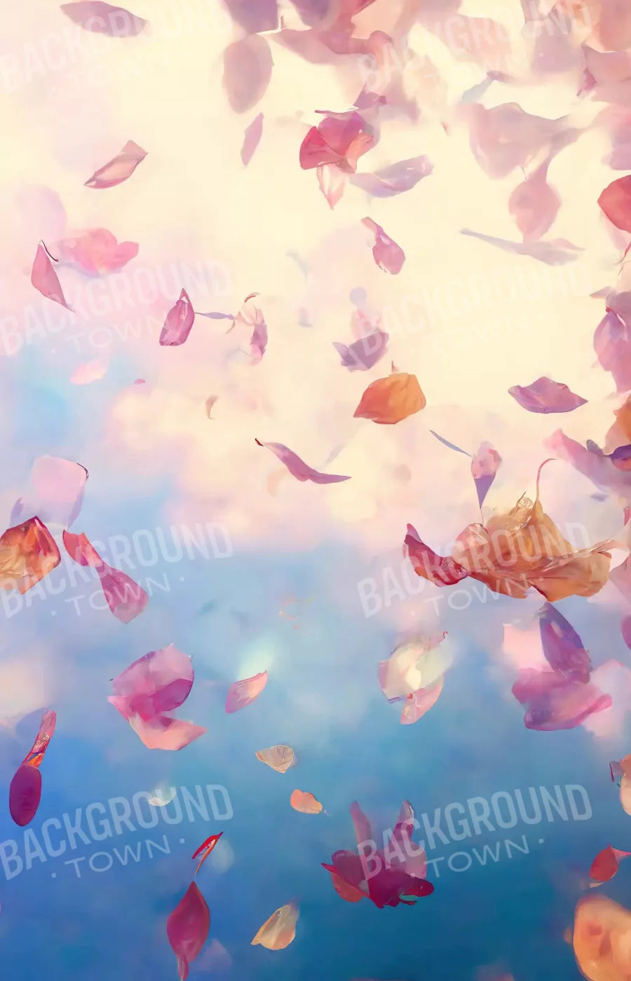 Confetti Blossoms I 8X12 Ultracloth ( 96 X 144 Inch ) Backdrop