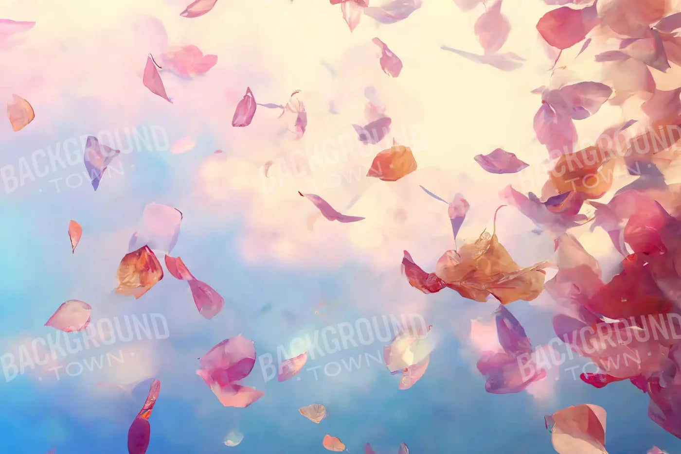 Confetti Blossoms I 8X5 Ultracloth ( 96 X 60 Inch ) Backdrop