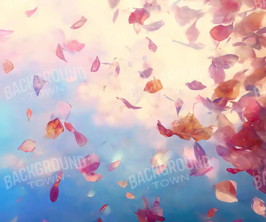 Confetti Blossoms I 5X42 Fleece ( 60 X 50 Inch ) Backdrop