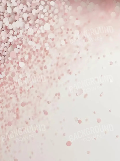 Confetti Pink 5X68 Fleece ( 60 X 80 Inch ) Backdrop