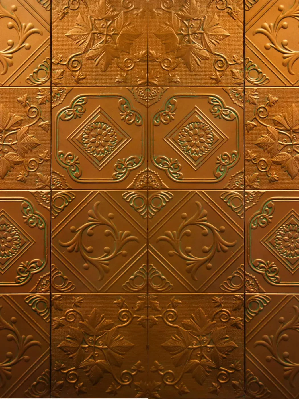 Copper Tins 5X68 Fleece ( 60 X 80 Inch ) Backdrop