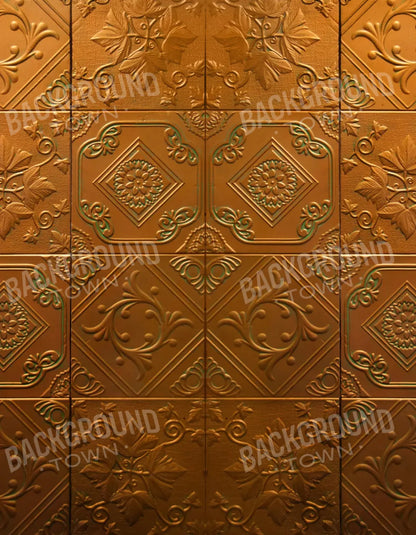 Copper Tins 6X8 Fleece ( 72 X 96 Inch ) Backdrop