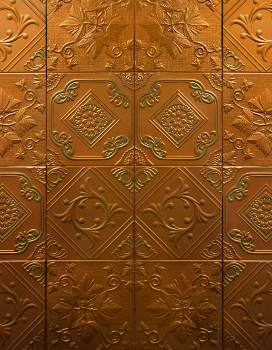 Copper Tins 6X8 Fleece ( 72 X 96 Inch ) Backdrop