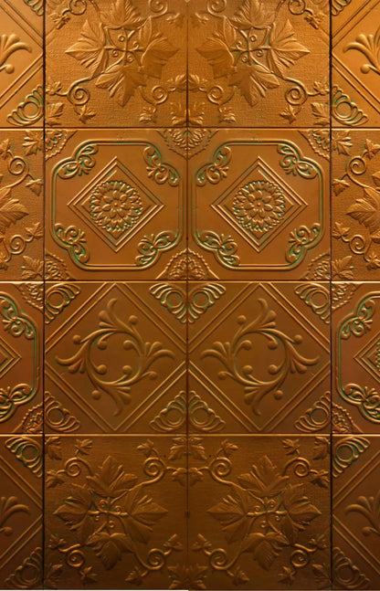Copper Tins 8X12 Ultracloth ( 96 X 144 Inch ) Backdrop