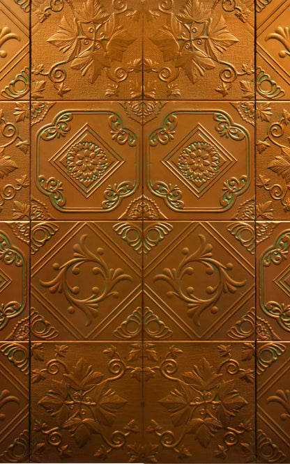 Copper Tins 9X14 Ultracloth ( 108 X 168 Inch ) Backdrop