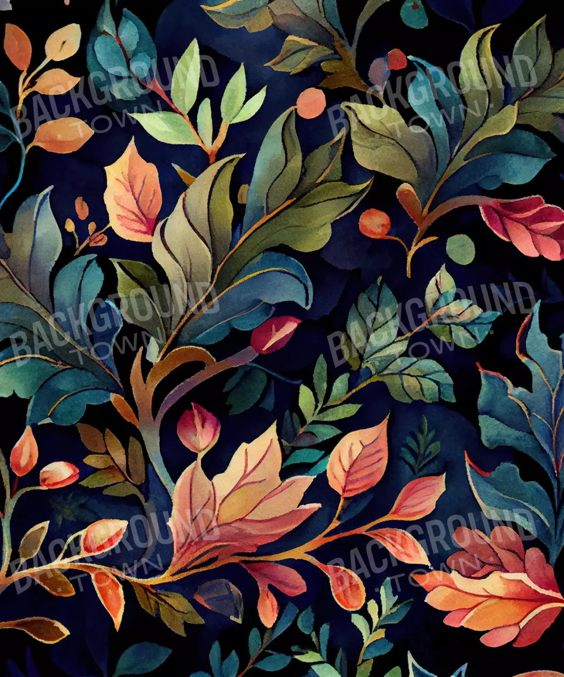 Multi-Color Floral Backdrop for Photography