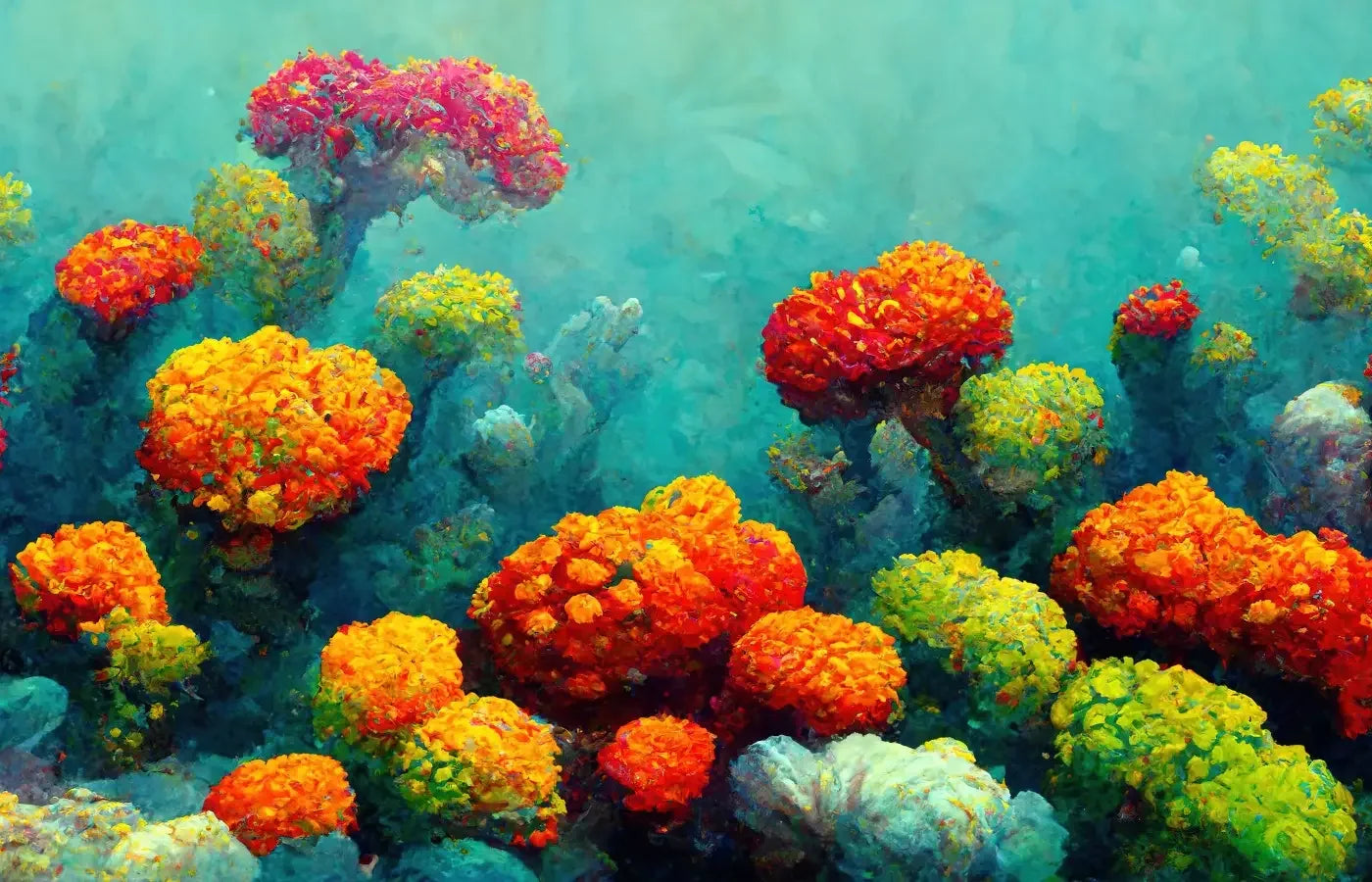 Coral Reef 12’X8’ Ultracloth (144 X 96 Inch) Backdrop