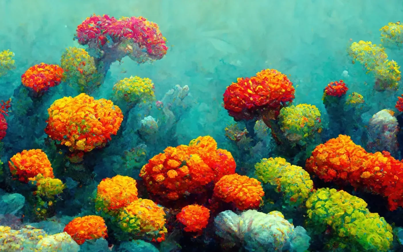 Coral Reef 14’X9’ Ultracloth (168 X 108 Inch) Backdrop