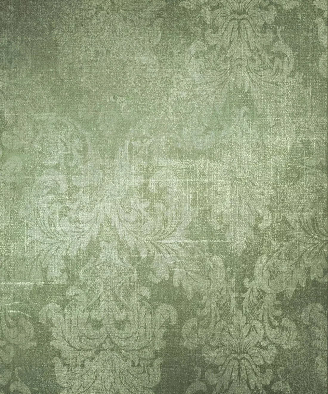 Green Damask Backdrop for Photography