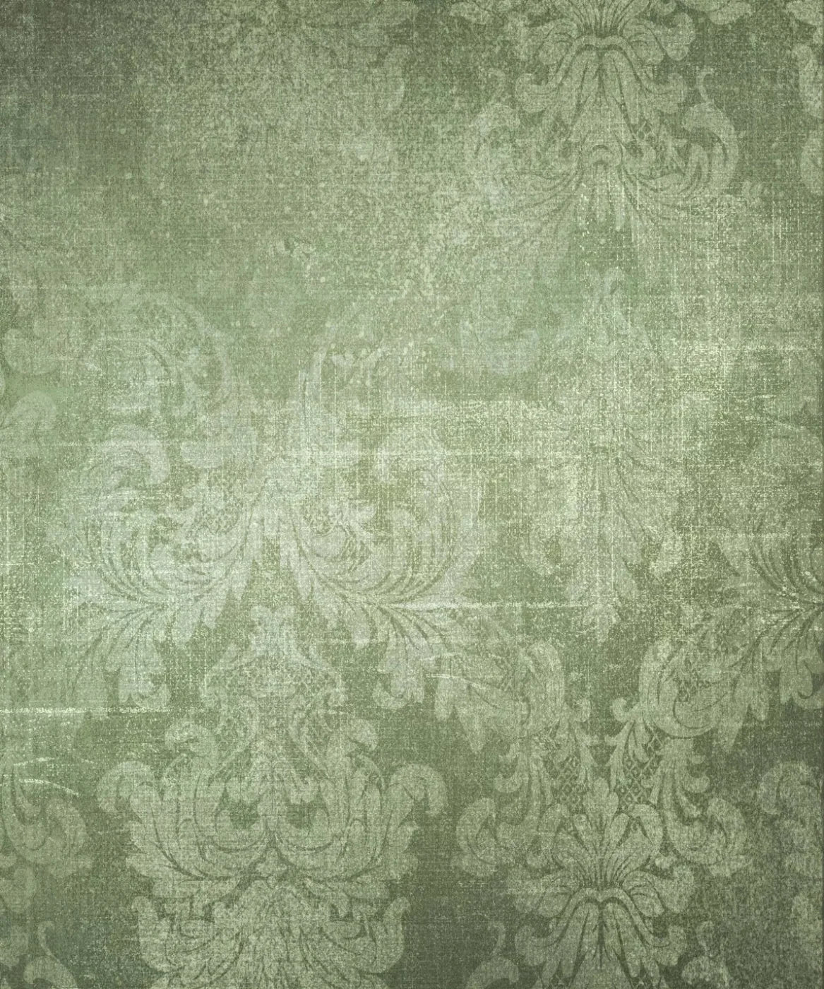 Green Damask Backdrop for Photography
