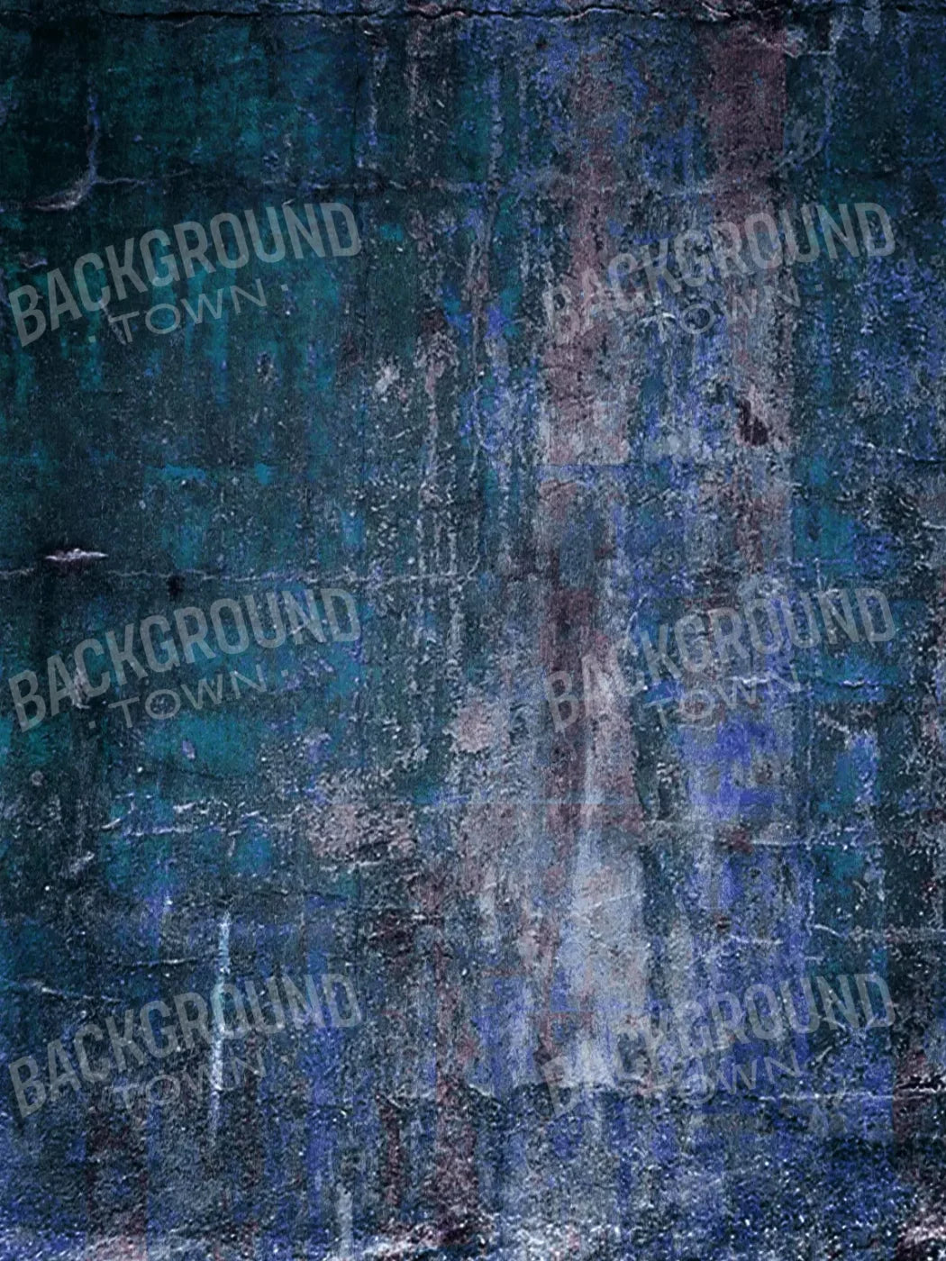Corrupt Blue 5X68 Fleece ( 60 X 80 Inch ) Backdrop