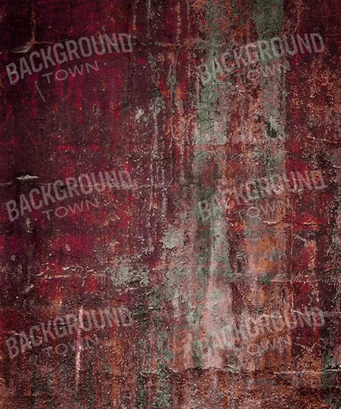 Red Urban Grunge Backdrop for Photography