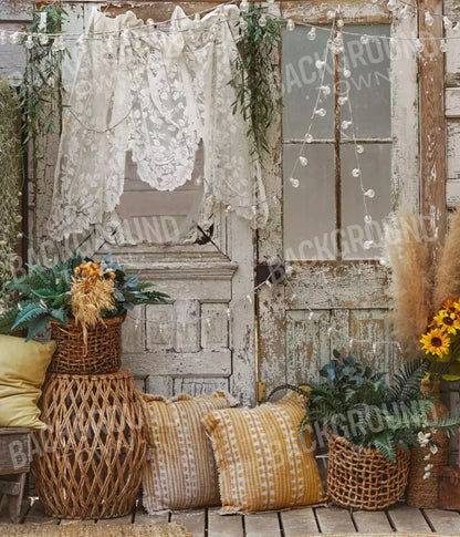 Cottage Boho 10X12 Ultracloth ( 120 X 144 Inch ) Backdrop