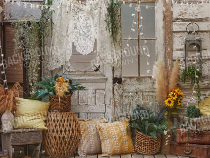 Cottage Boho 10X8 Fleece ( 120 X 96 Inch ) Backdrop