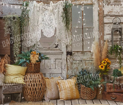 Cottage Boho 12X10 Ultracloth ( 144 X 120 Inch ) Backdrop